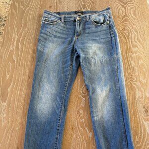 Womens Judy Blue Adelene mid rise girlfriend jean relaxed fit size 15/32